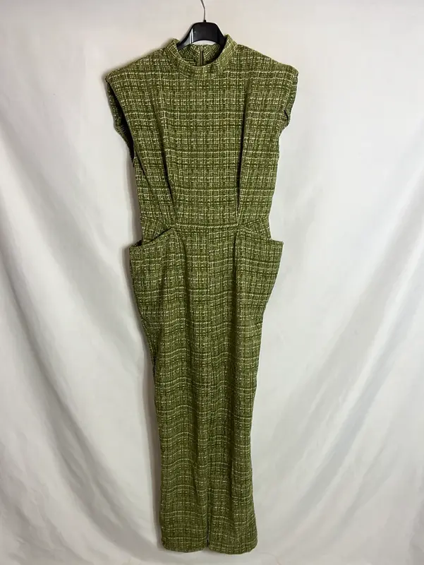 OTRAS. Mono verde jaspeado textura. T M