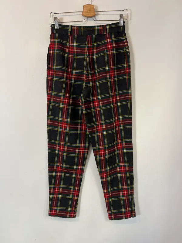 OTRAS. Pantalón cuadros lana