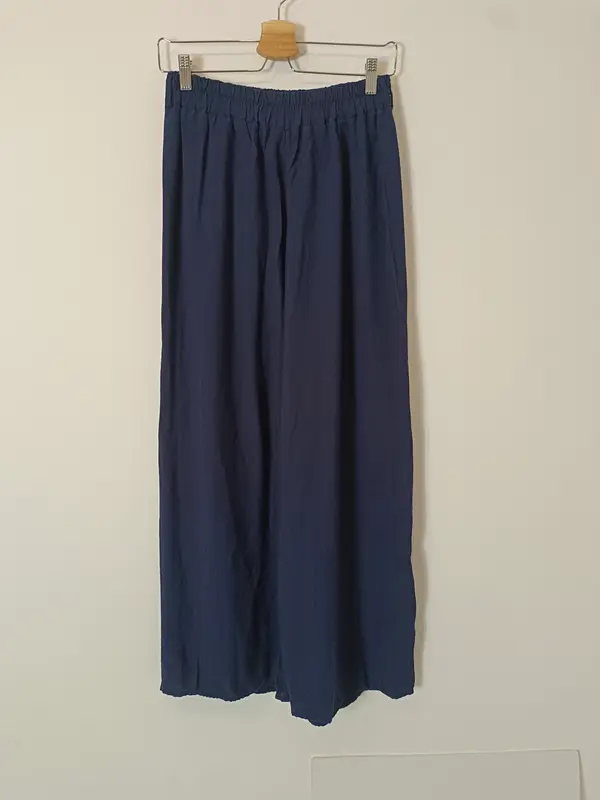 OTRAS. Pantalón fluido azul TU(S/M)