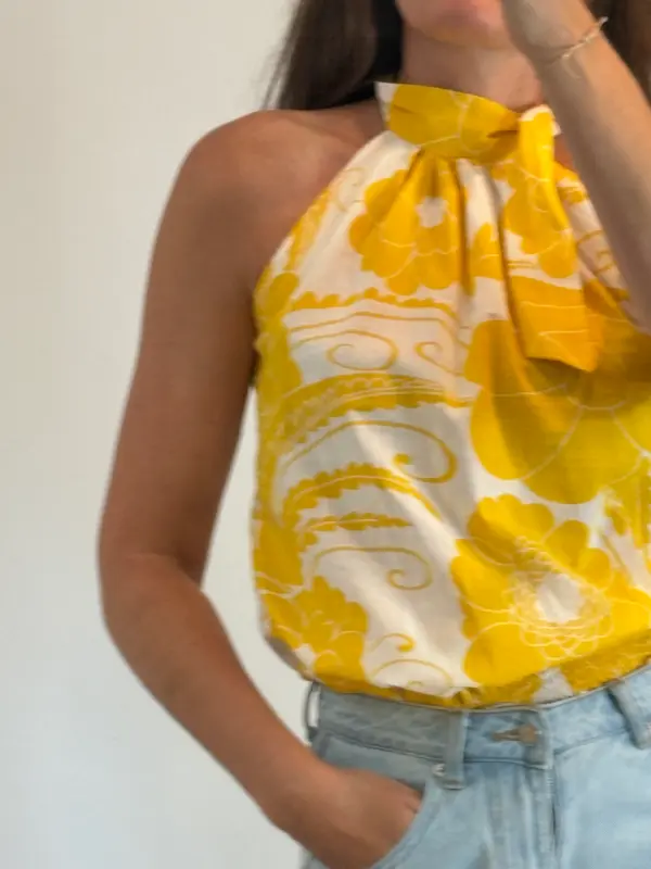 OTRAS. Top flores lazada T.u(m)