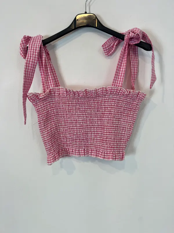OTRAS. Top rosa nido abeja TU(S)