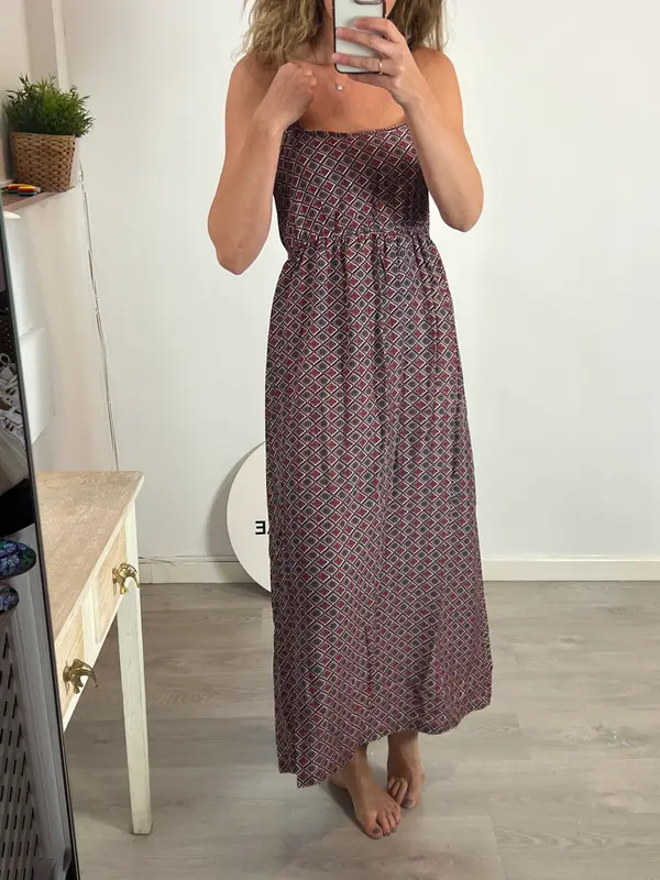 OTRAS. Vestido fluido estampado TU(S)