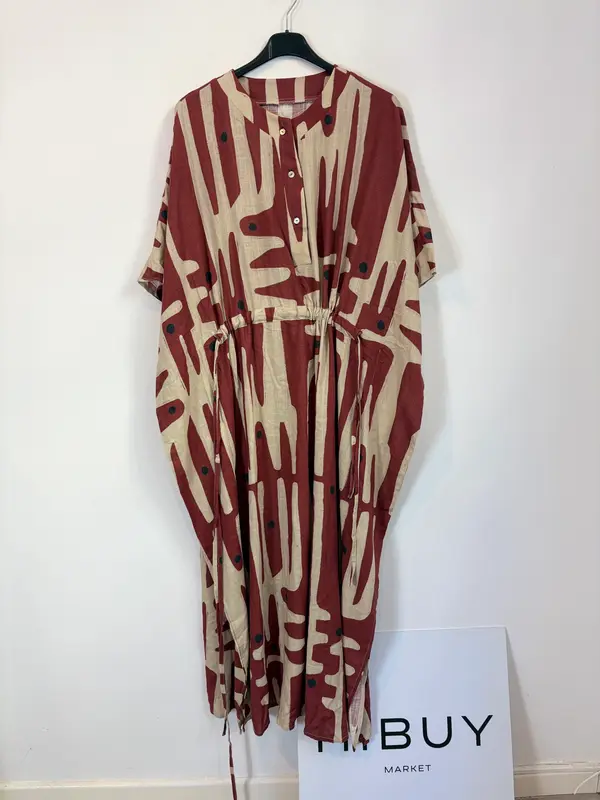 OTRAS. Vestido largo estilo kaftan. T U