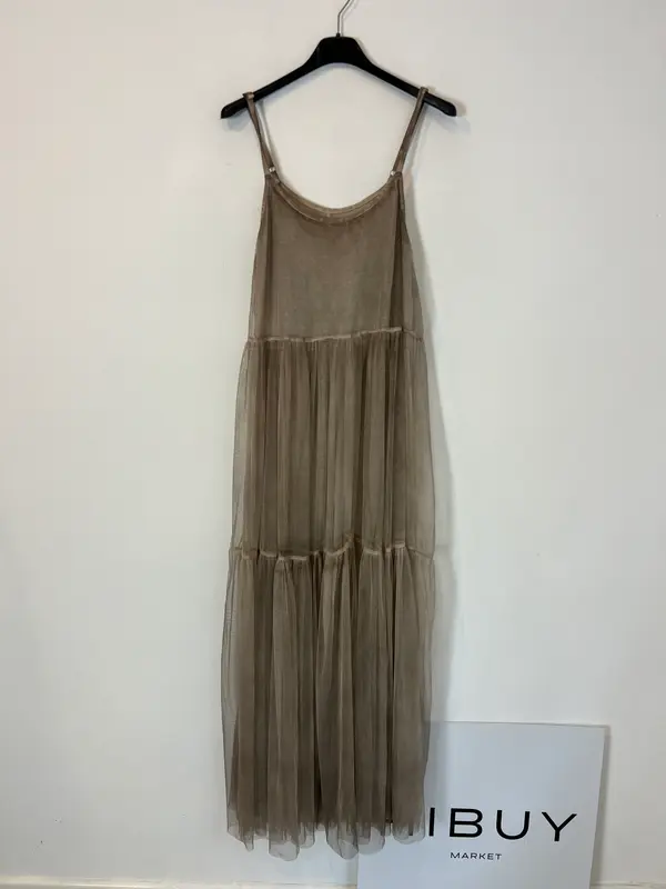 OTRAS. Vestido largo tull TU(M)
