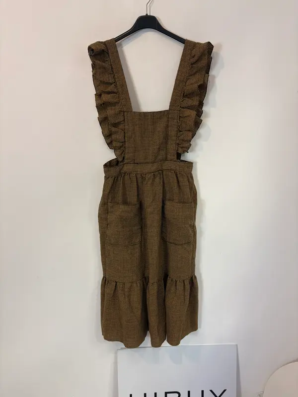 OTRAS. Vestido pata de gallo tirantes
