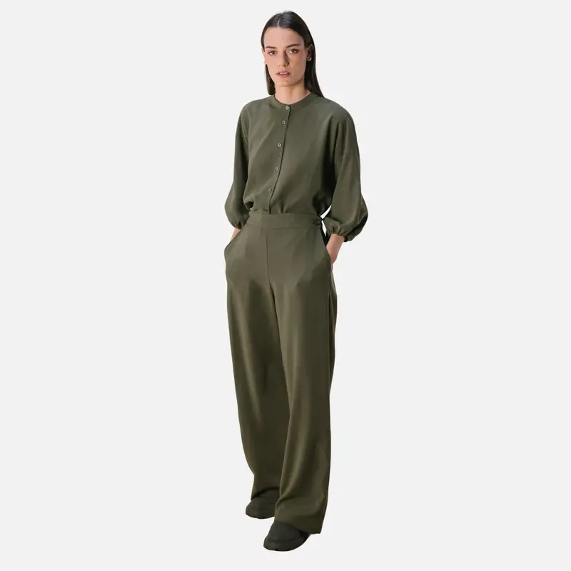 Pantalón ancho verde - PAN