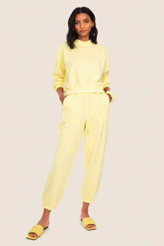 Pantalón de Chándal Rena Crystal Yellow