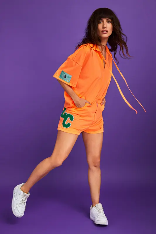 Pantalón Felpa Naranja Le Cruel