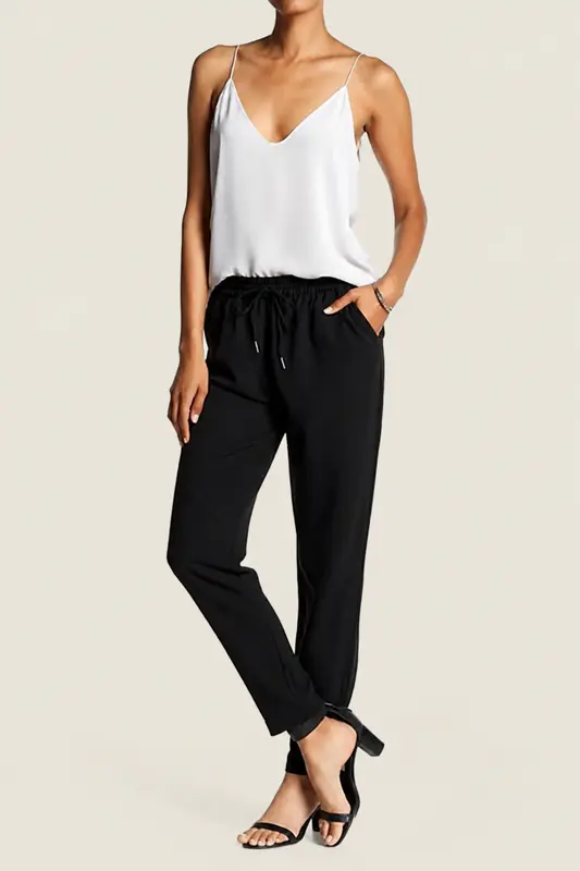 Pantalón Janeene Drawstring Black