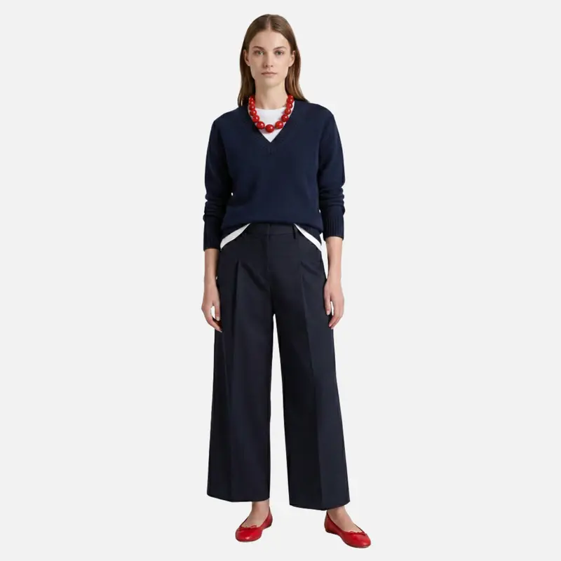 Pantalón pinza azul