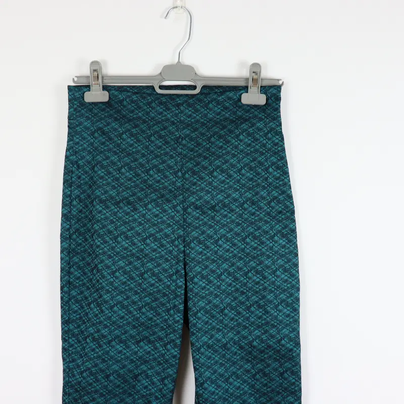 Pantalón verde estampado fantasía Gigli