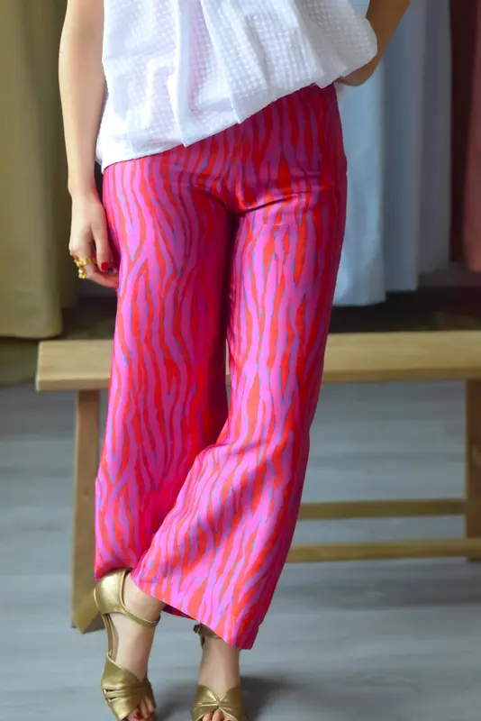 PANTALONES SOL - ROSA Y ROJO - OUTLET