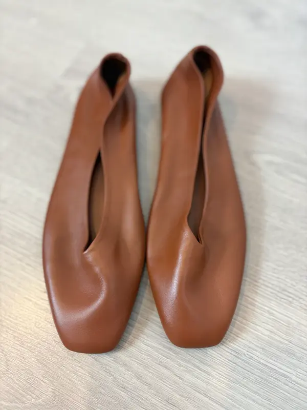 PARFOIS. Bailarina plana marrón . T 39