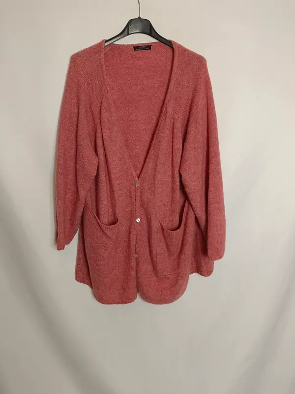 PARFOIS. Jersey rosa abotonado T.u(s)