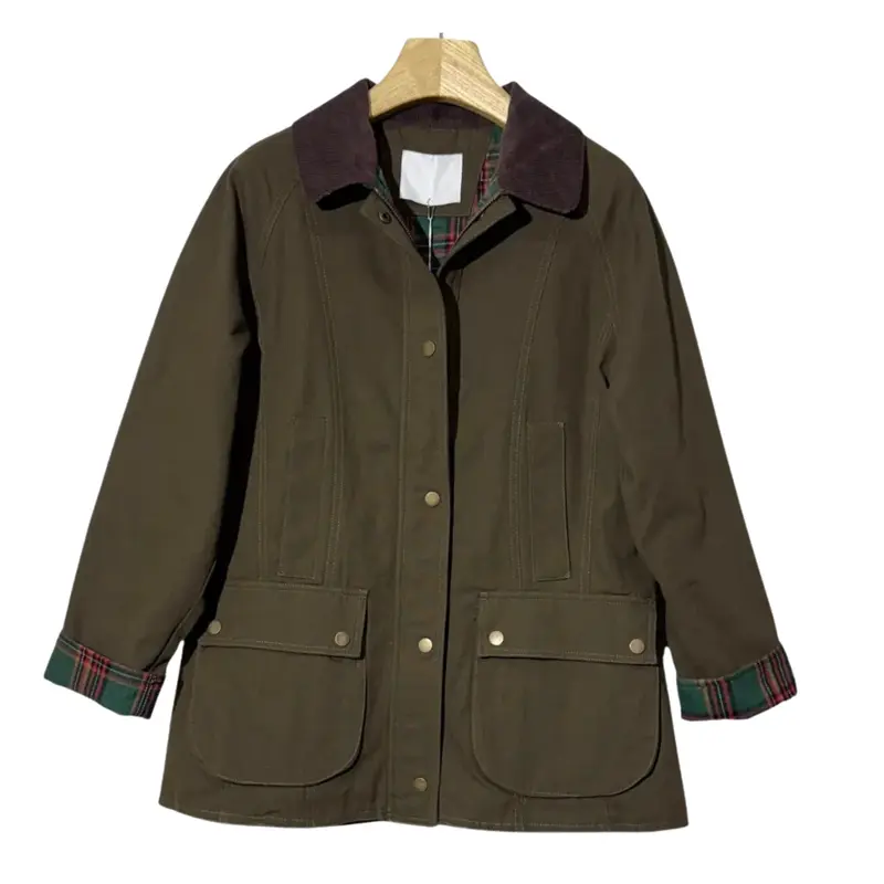 PARKA ACOLCHADA VERDE KAKI