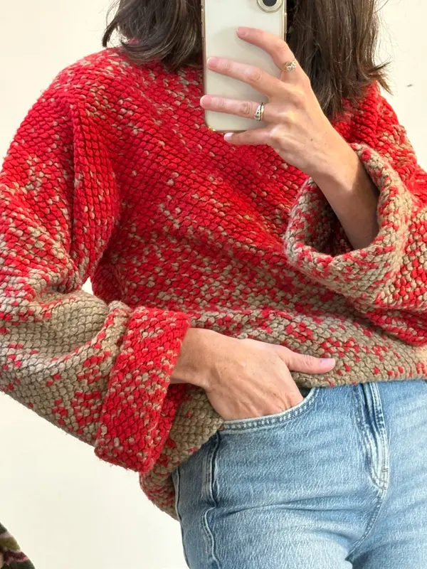 PAUL&JOE. Jersey bicolor con lana