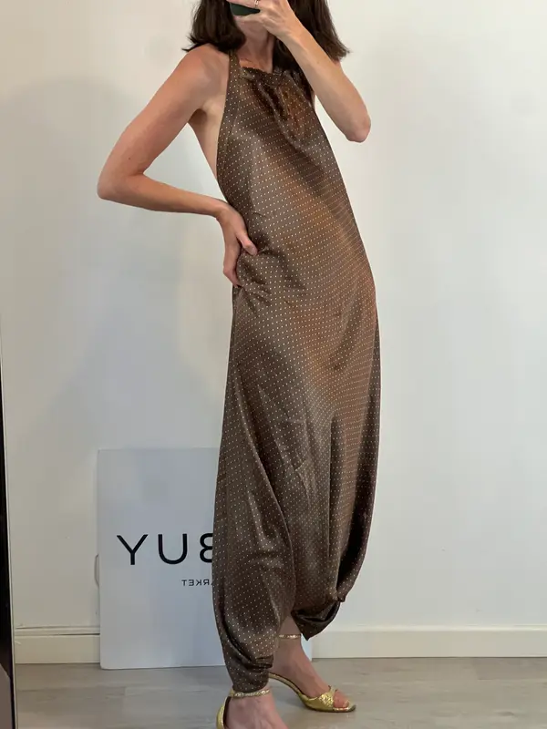 PAUL&JOE. Mono seda halter. T 38