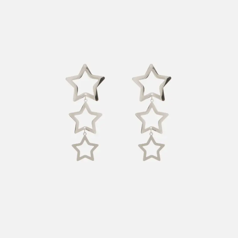 Pendiente triple estrella - Alexah