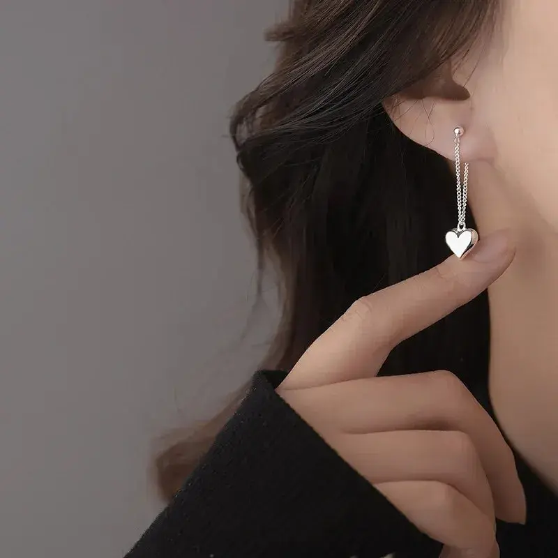 Pendientes Antiguos Corazón Geométrico