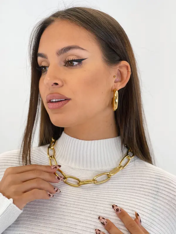 Pendientes aros medianos