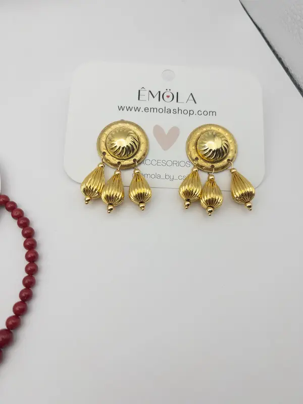 Pendientes dorado