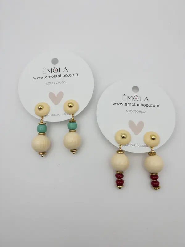 Pendientes Eli Turquesa