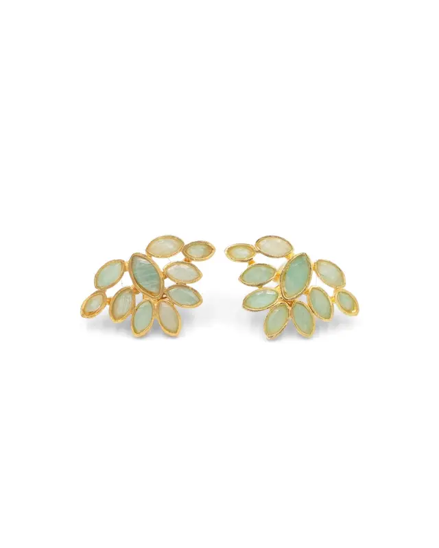 Pendientes Fatima Amazonita Tiahra