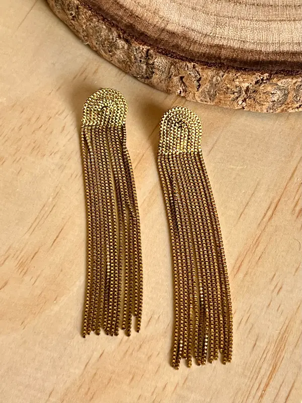 Pendientes Festivo Dorado