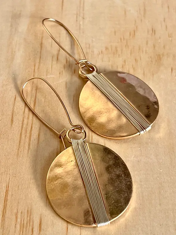Pendientes Gancho Bicolor