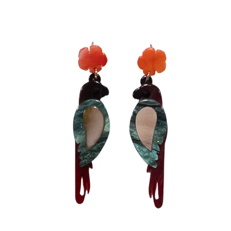 Pendientes Loro