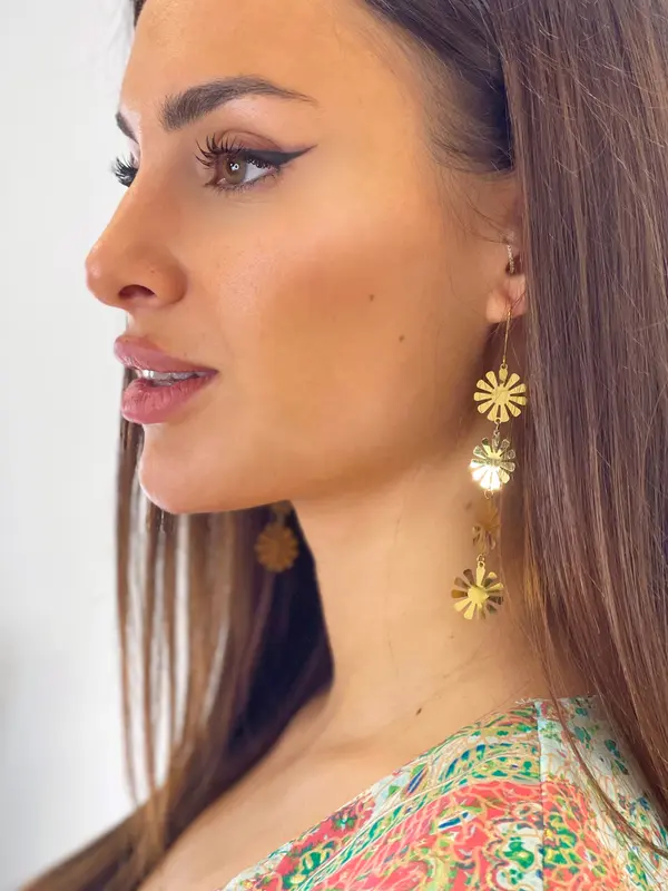 Pendientes margaritas