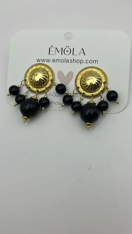 Pendientes Negro Vir