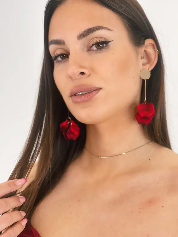 Pendientes pétalos ramo