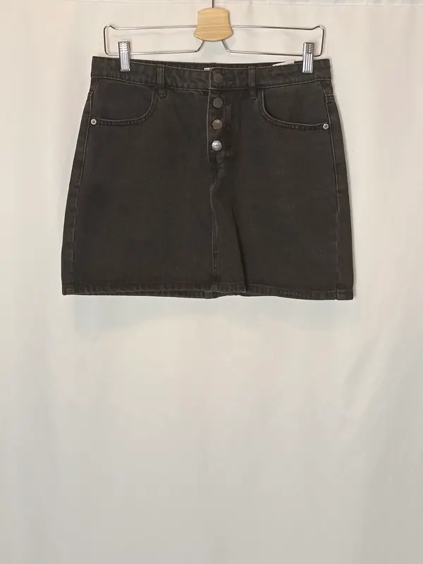 PIMKIE. Falda denim negra T.36