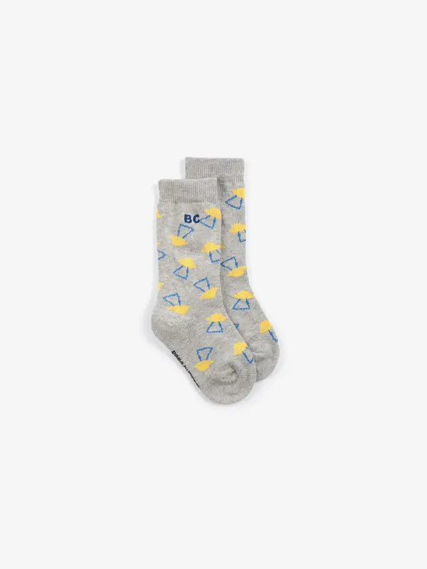 Pixel Abduction all over long socks