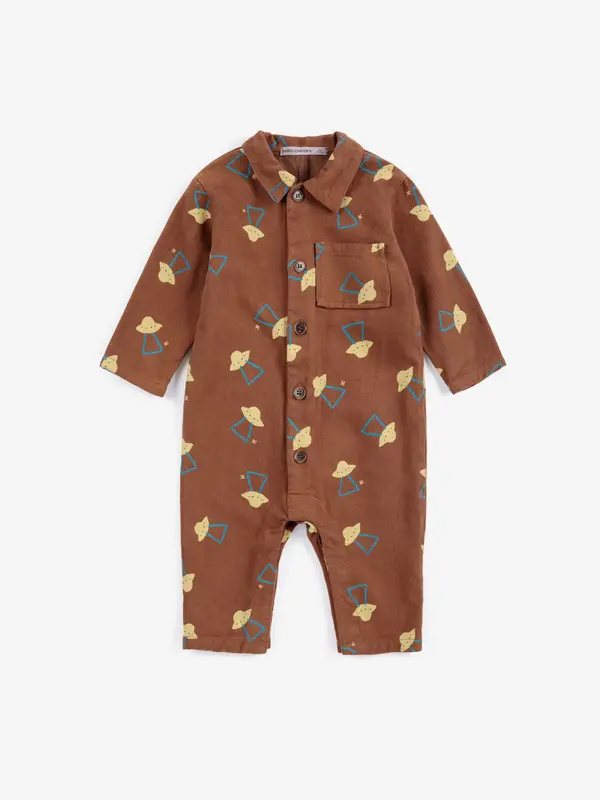 Pixel Abduction all over woven overall