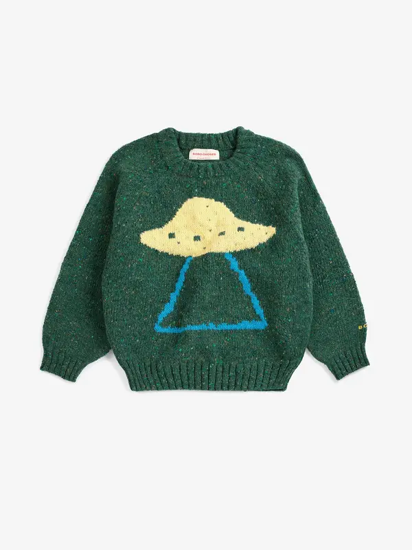 Pixel Abduction jacquard jumper
