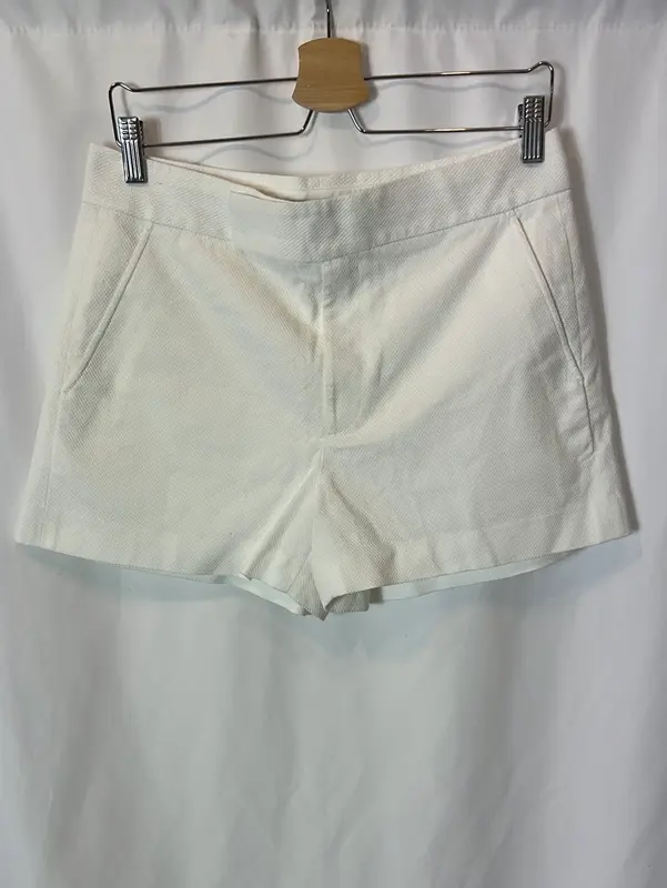 POLO RALPH LAUREN. Bermuda blanca piqué. T 38