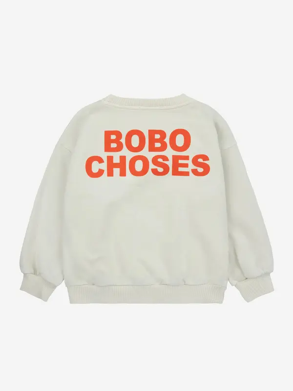 Poma Bobo Choses ecru sweatshirt