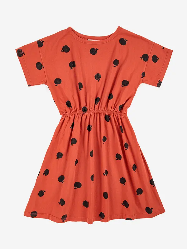 Poma red allover dress