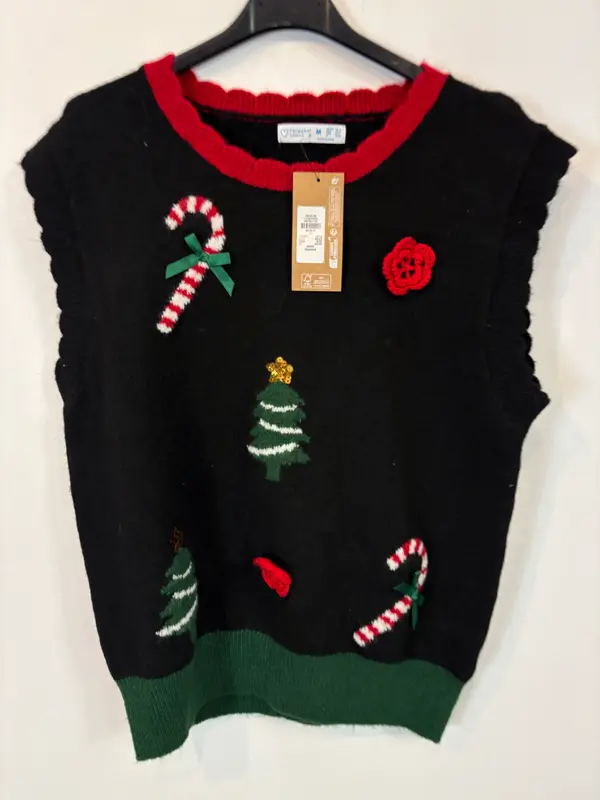 PRIMARK. Chaleco punto navidad T.m