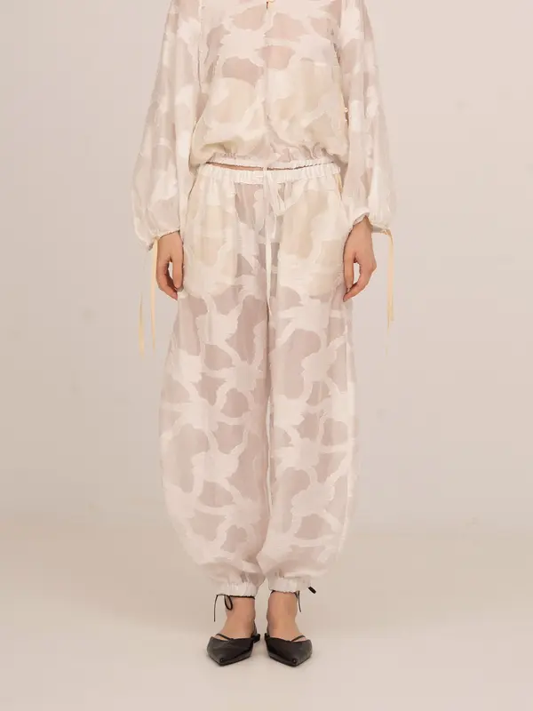 Printworks White Balloon Pants