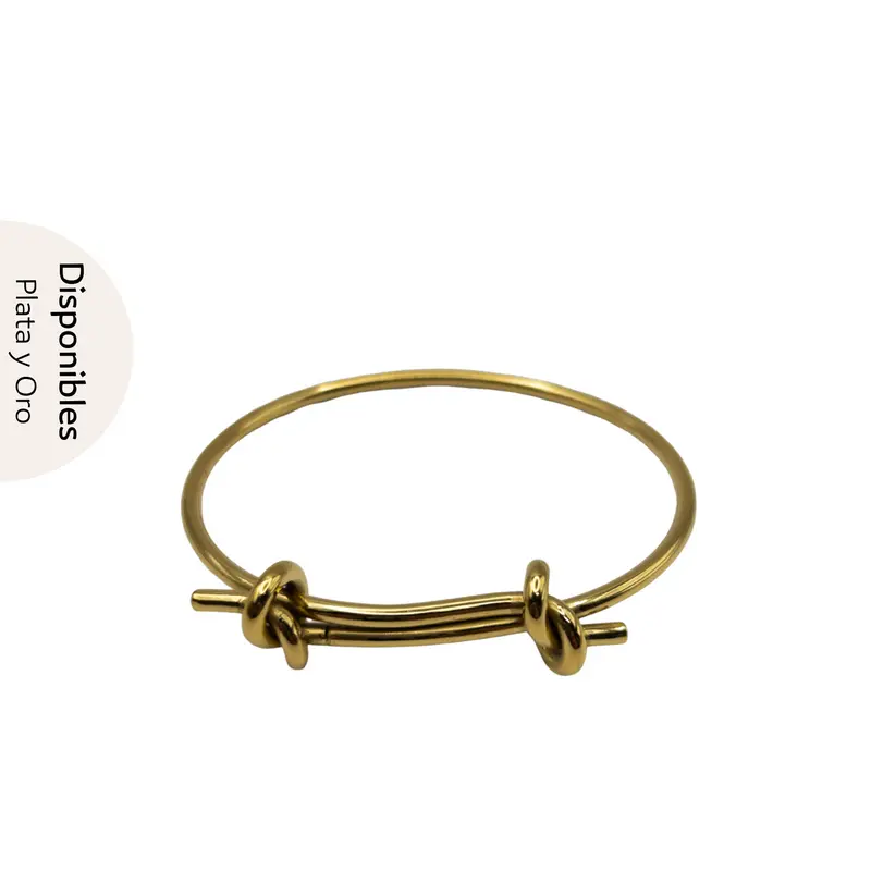 Pulsera nudo acero inoxidable