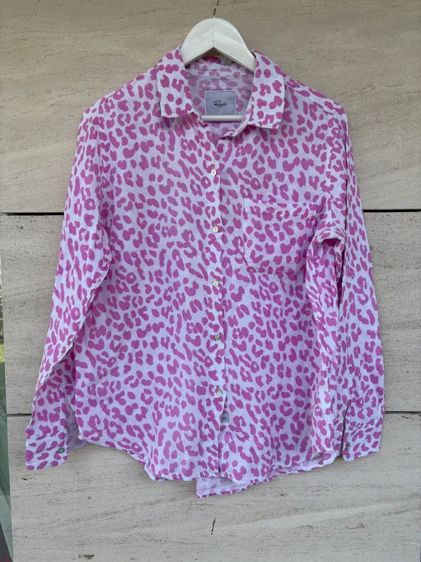 RAILS. Camisa estampada tonos rosas