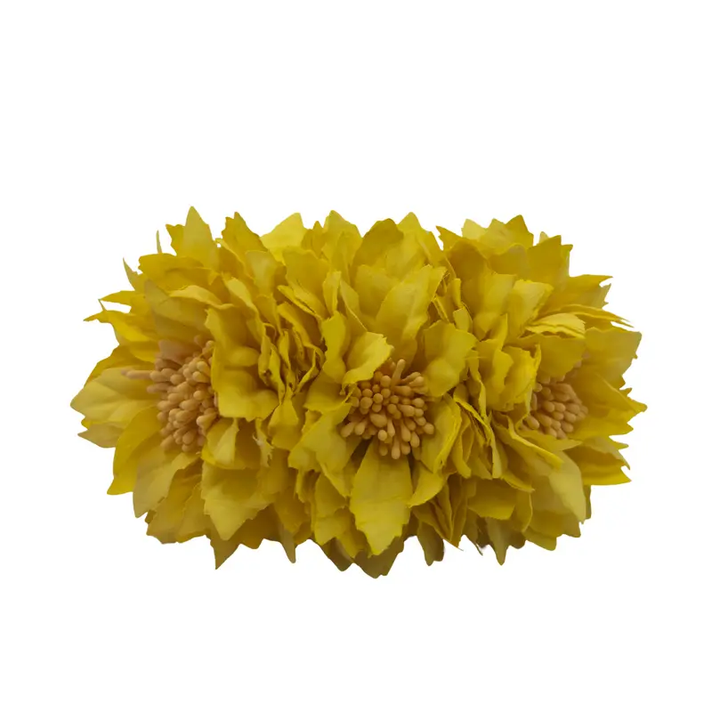 Ramillete flamenca amarillo