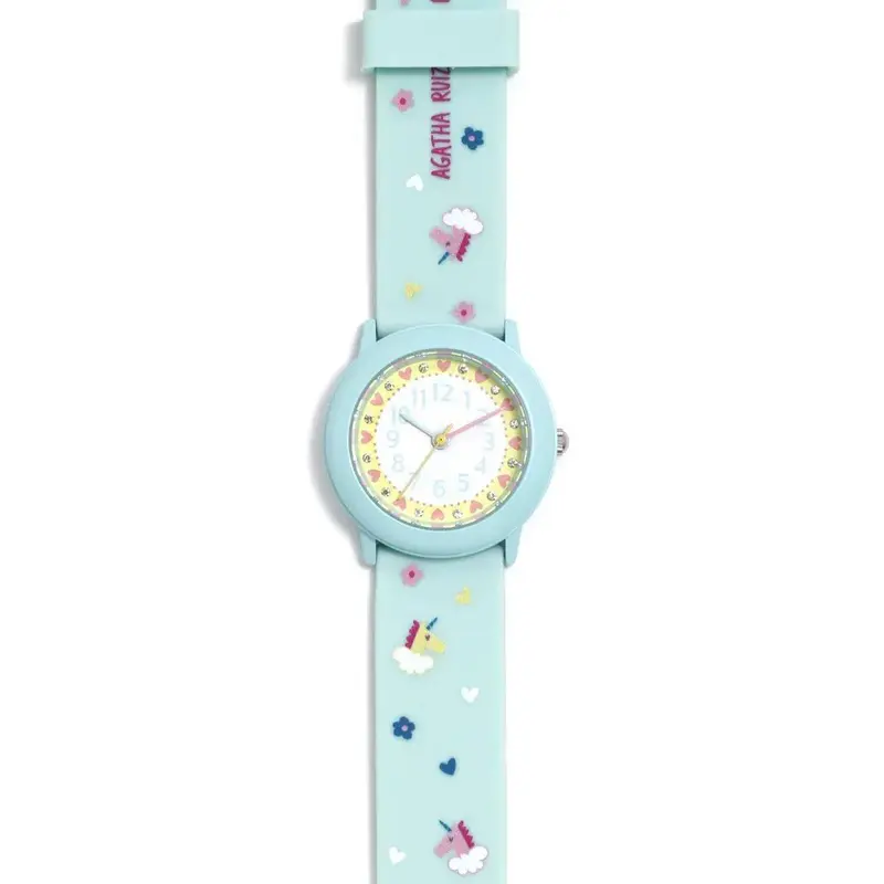 RELOJ BOMBÓN AZUL VERDOSO