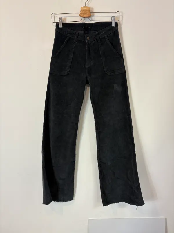 RENATTA&GO. Pantalón azul pana