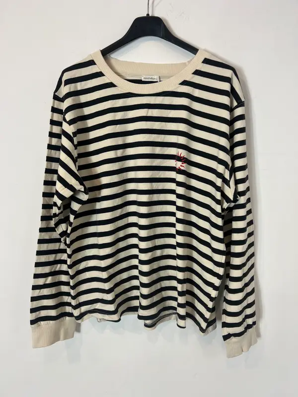 RENATTA&GO. Sudadera rayas azules. T S/M