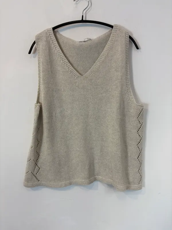 RENATTA&GO. Top punto beige