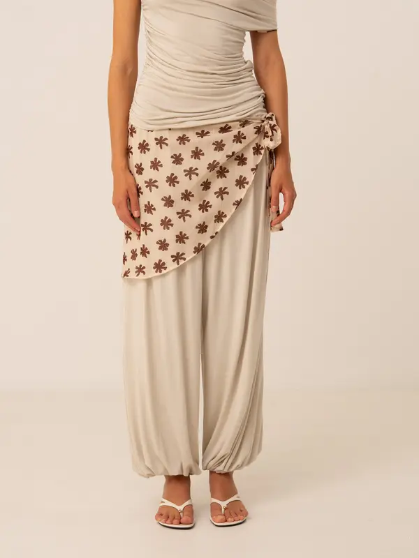 Riviera Ivory Balloon Pants